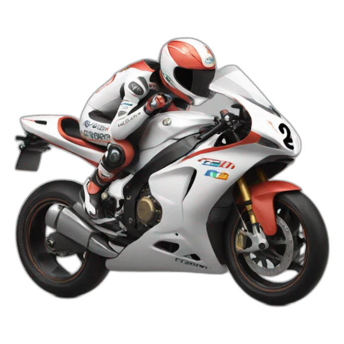 Racing bike  sticker