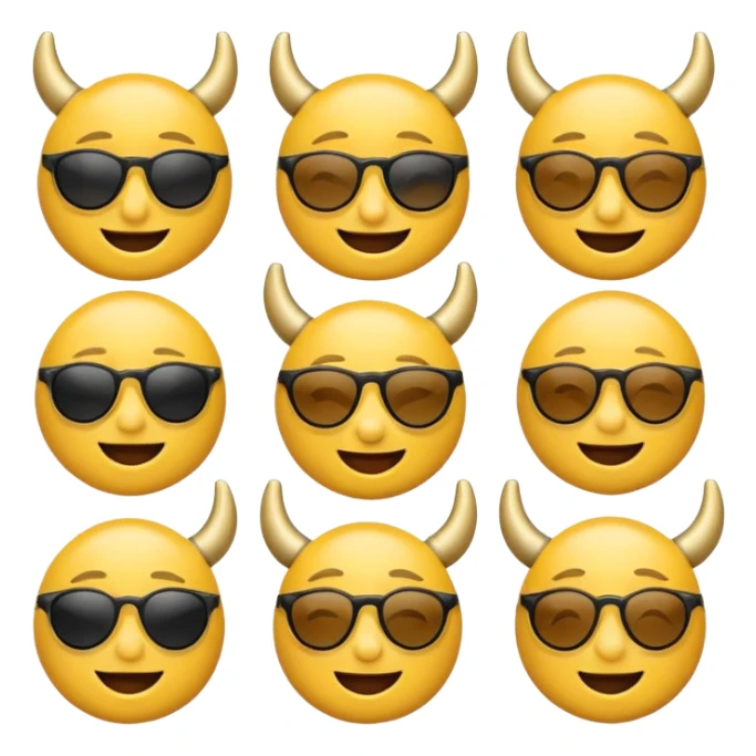 Can U do this sticker 😂😔😇🥺😎😈🤑🤫🤗🙁😩😘 sticker