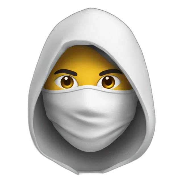 assassin with a mask sticker
