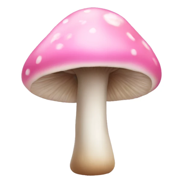 Light pink one mushroom sticker