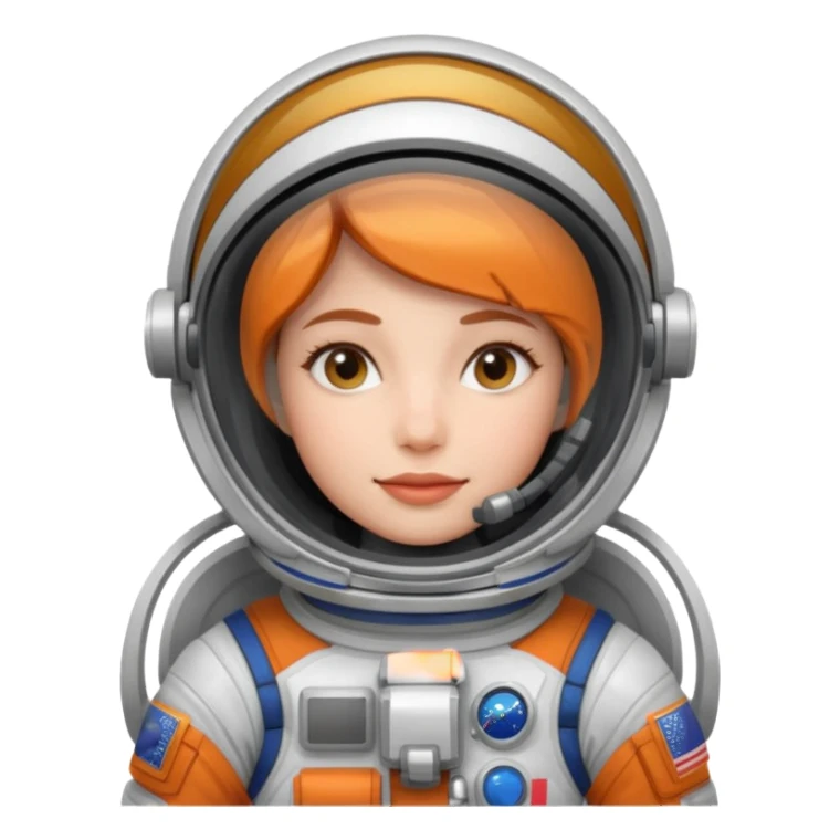 astronot women  sticker