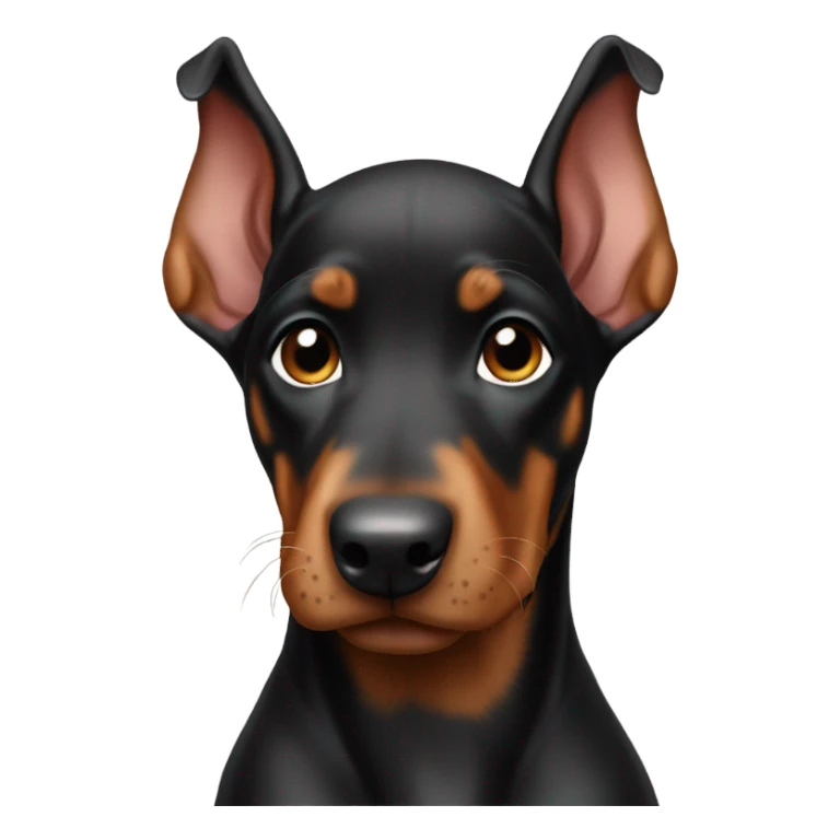Doberman puppy sticker