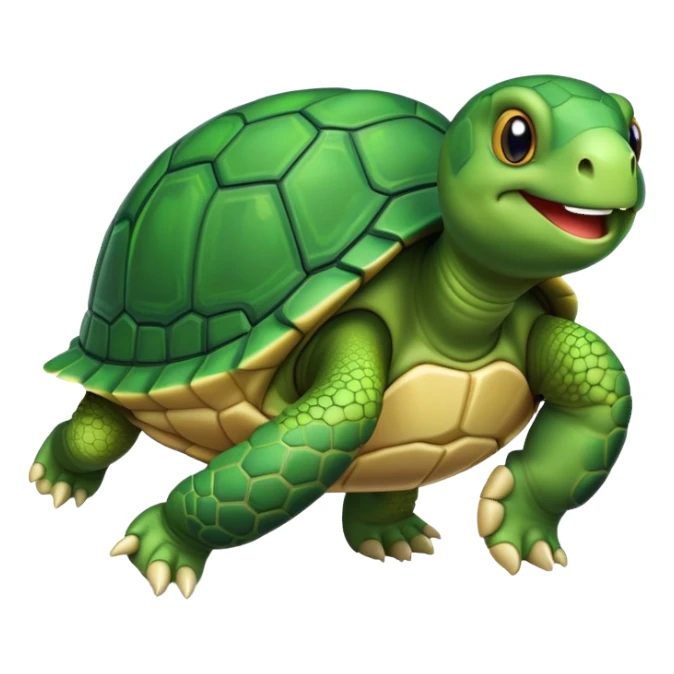 Breakdancende Schildkröte sticker