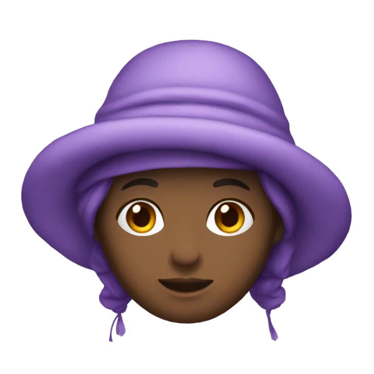 Purple bonnet  sticker