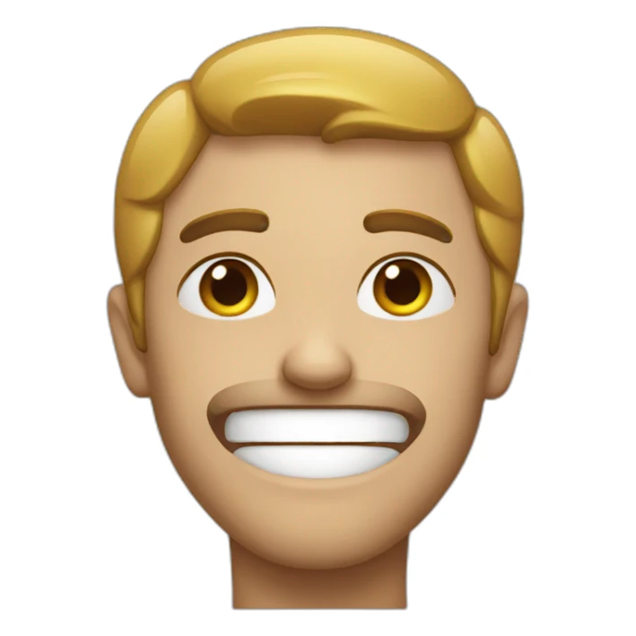 Sarcastic smile  sticker