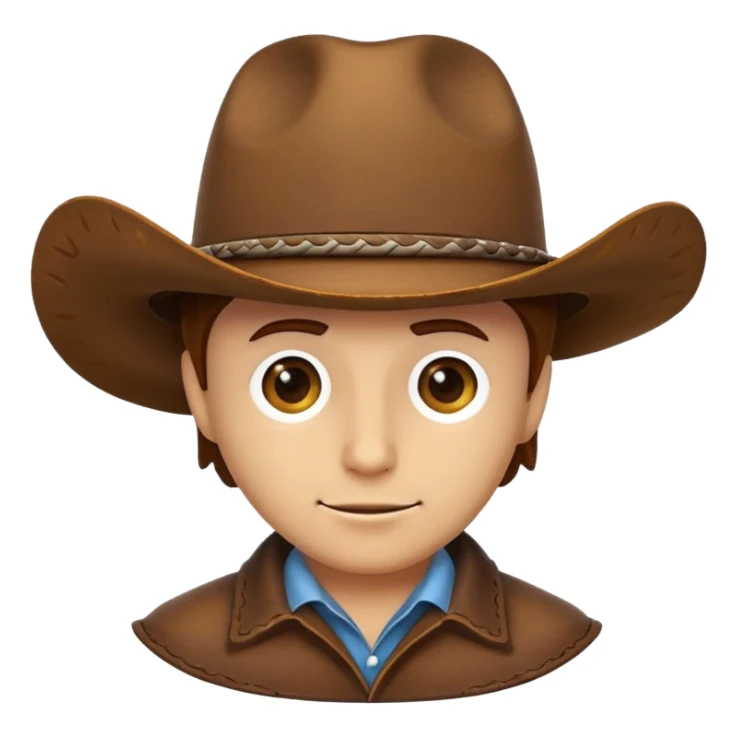 Cowboy hat sticker