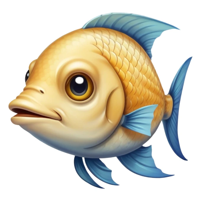 Sad fish in the office sticker