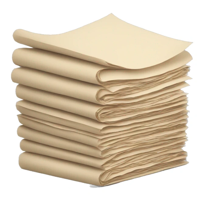 stacks of paper sticker