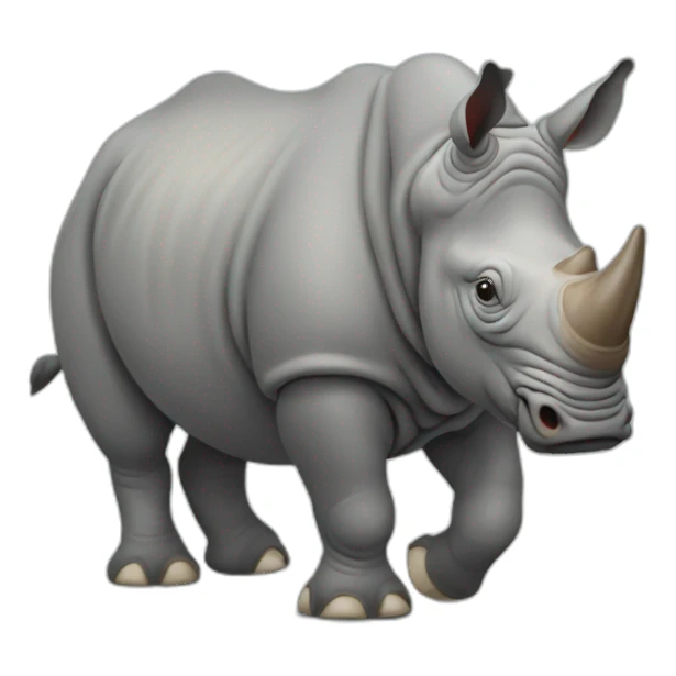 Rhinoceros sticker