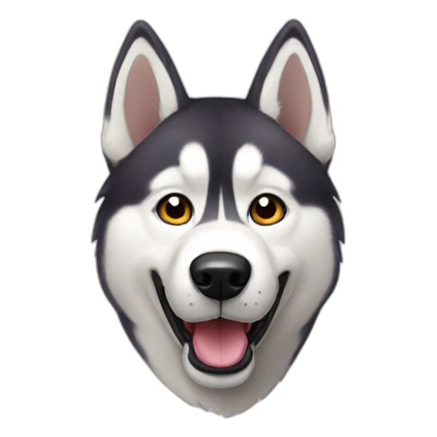 A husky drink beer sticker