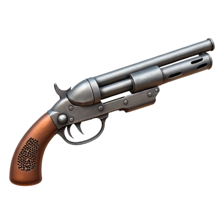 double-barrel shotgun muzzle sticker