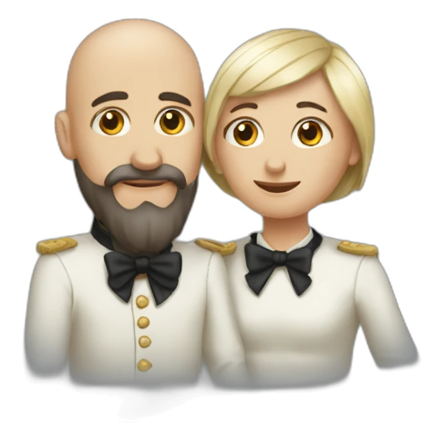 Poulpe amoureux sticker