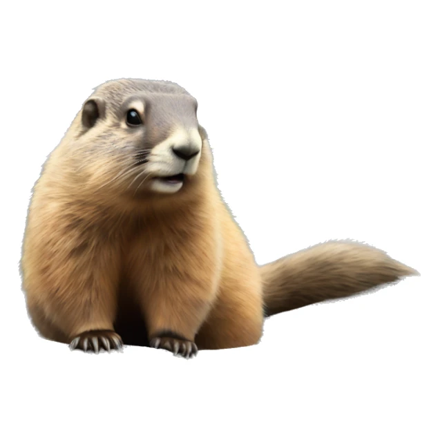 Marmot in the Mountain  sticker