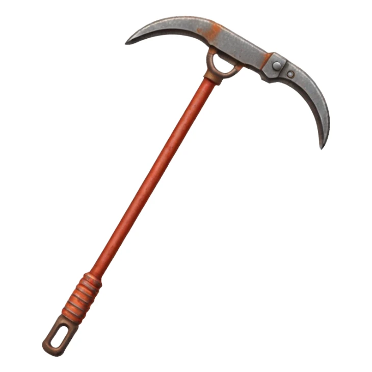 red metal classic crowbar sticker