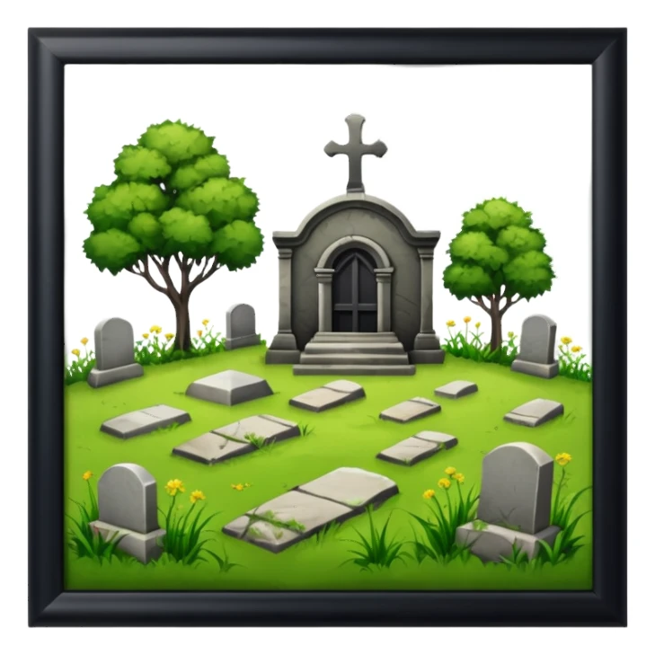 cemetery sticker