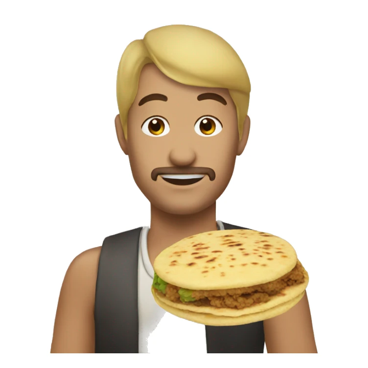 Colombian arepa  sticker