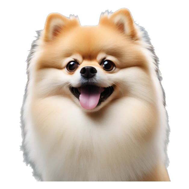 Pomeranian spitz in Moscow sticker
