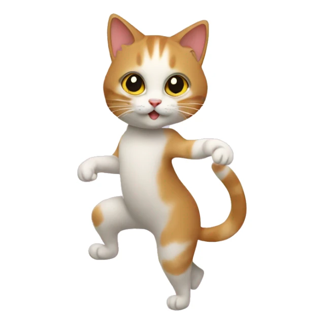 Danseden kedi sticker