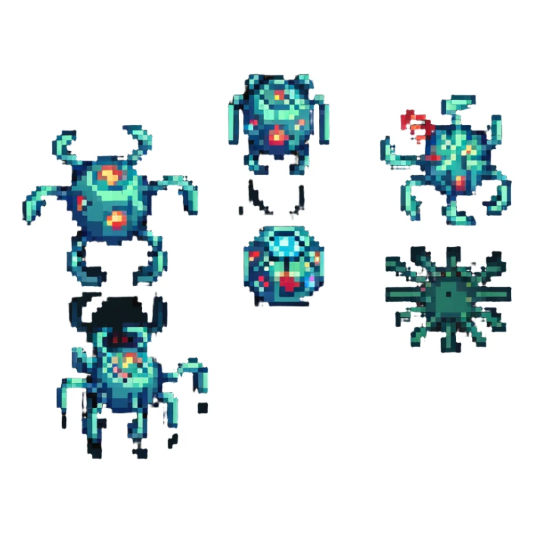 miniature technology, nanobots working at molecular level sticker