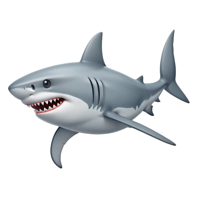 Shark with two legs  sticker