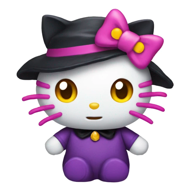 Halloween hello kitty sticker