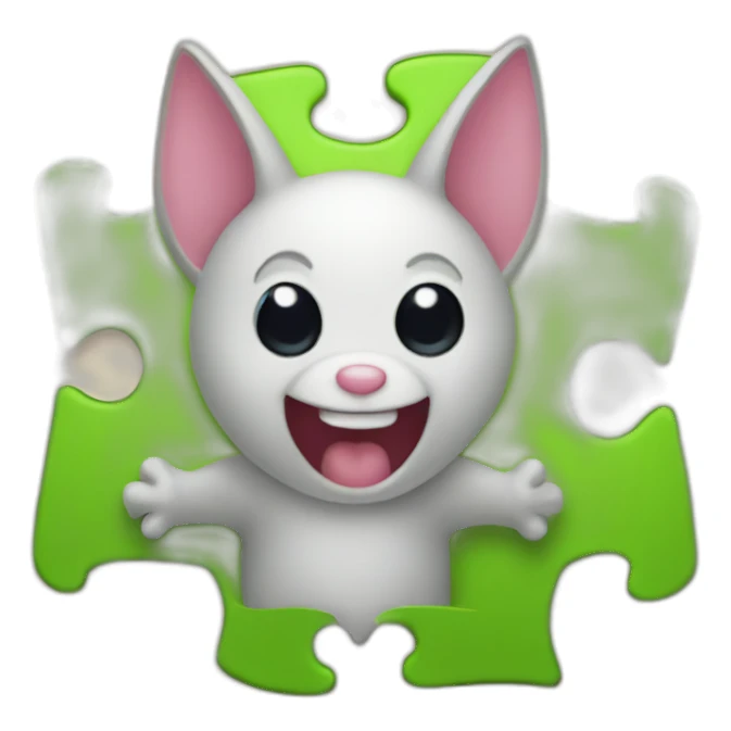 puzzle autism bat sticker