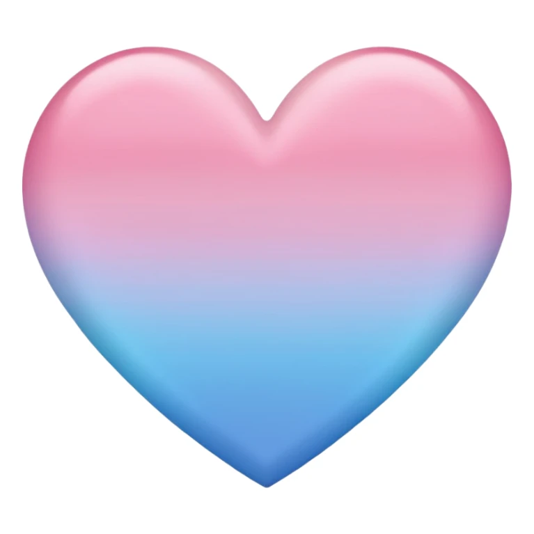 heart with a pastel ombre sticker