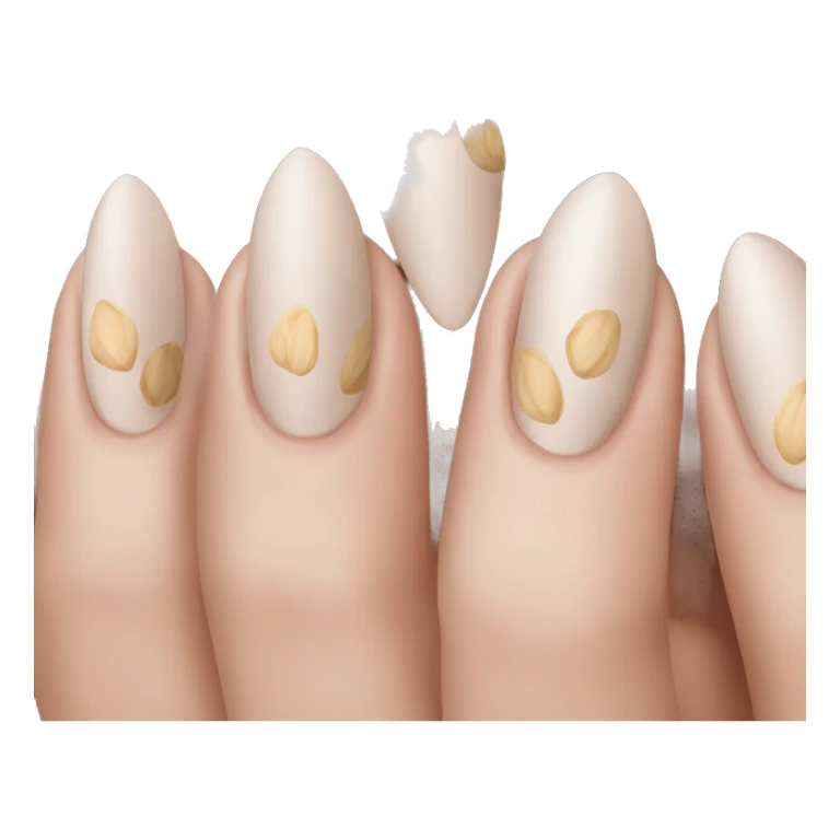 almond nails sticker