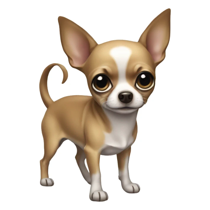 Chihuahua bluemerle big eyes sticker