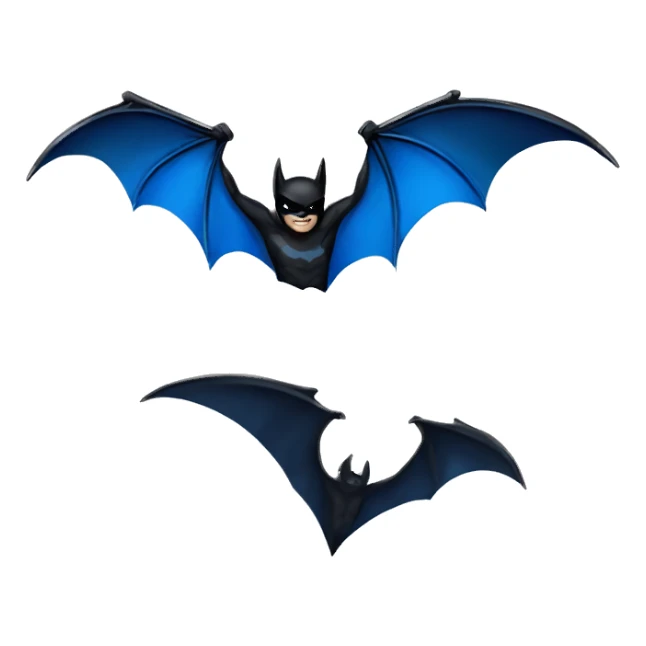 Nightwing bat sticker