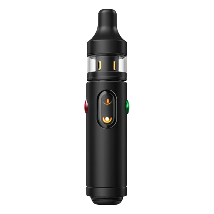 black simple hqd vape sticker