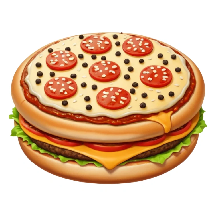 burger pizza pommes sticker