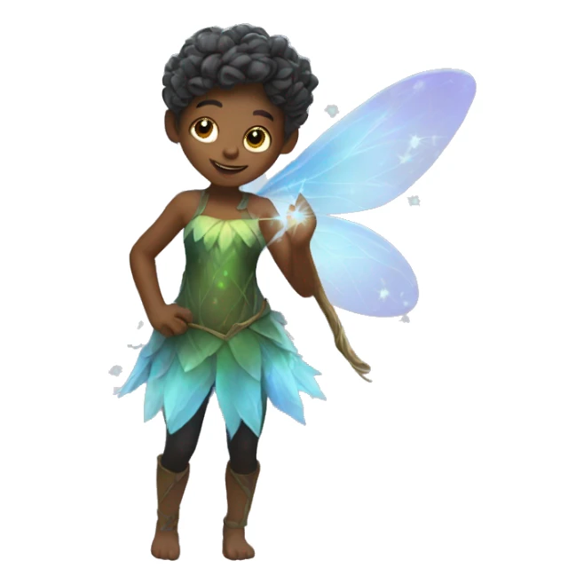 Fairy with magic dusts sticker