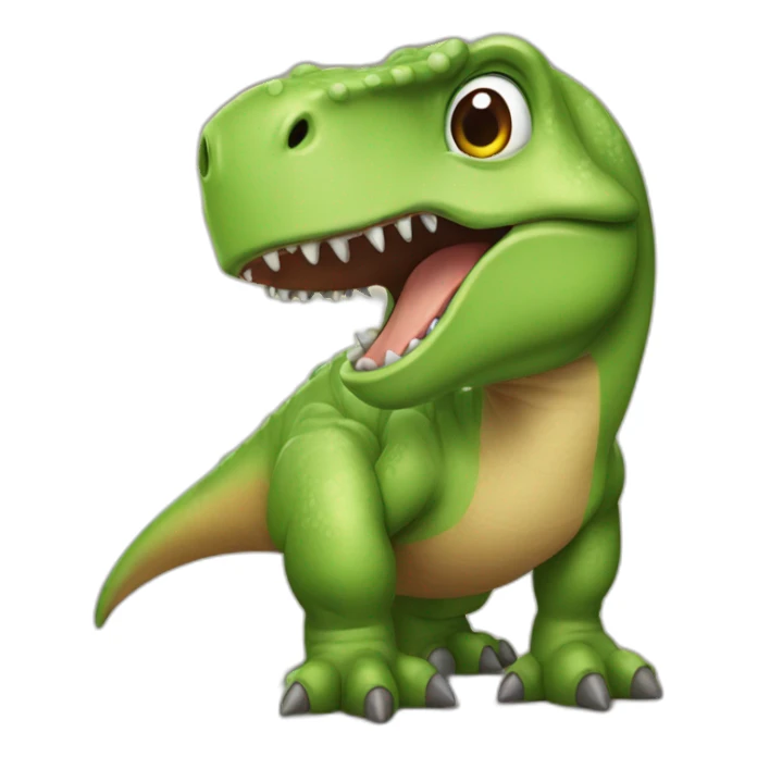 dinosaure caca sticker