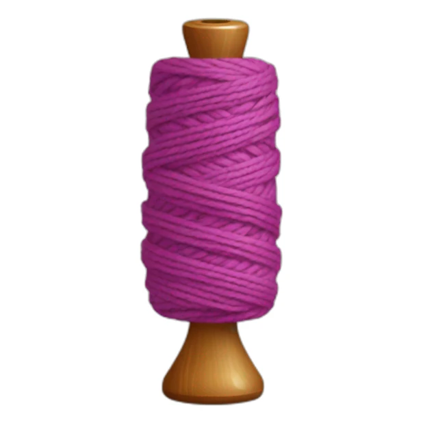 Handspun yarn and spindle sticker