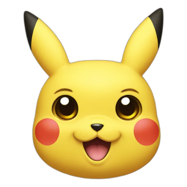 Pikachu-face sticker