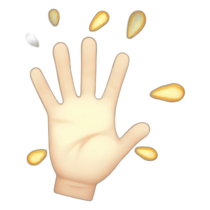 a hand holdong a Bengal light sticker