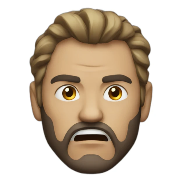 abinader-angry sticker