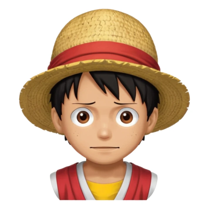 Luffy from one piece sticker