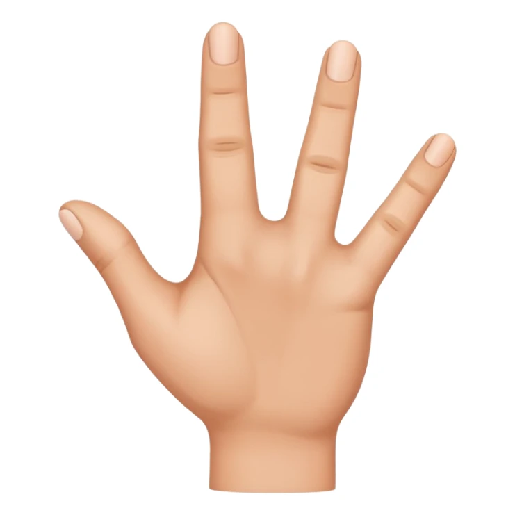 a pointer and thumb finger touching together sticker