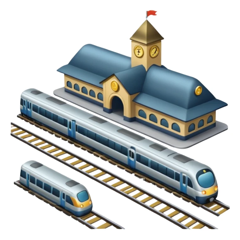 train station sticker
