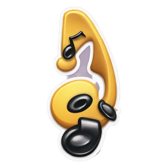 music note sticker sticker