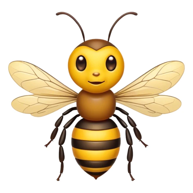 Бджола мала, а й та працює. sticker