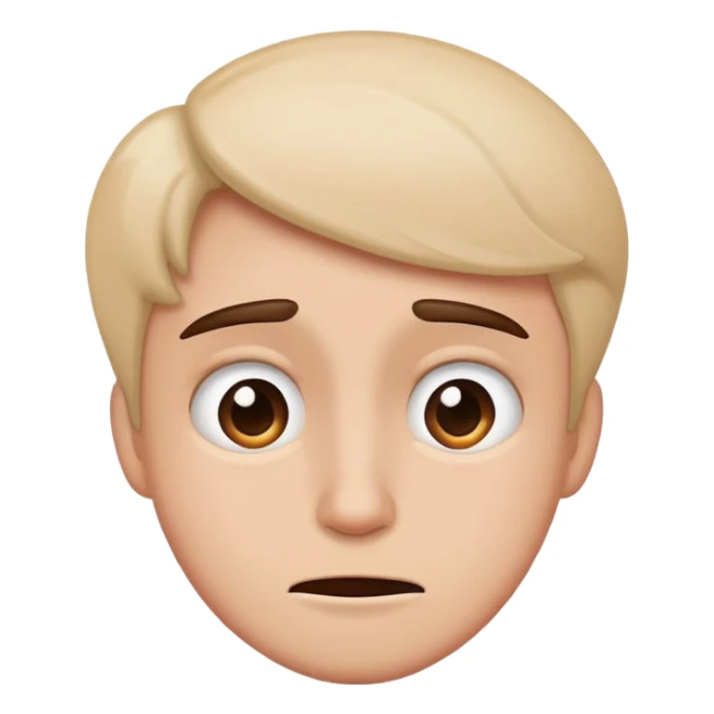 Sad but happy  sticker