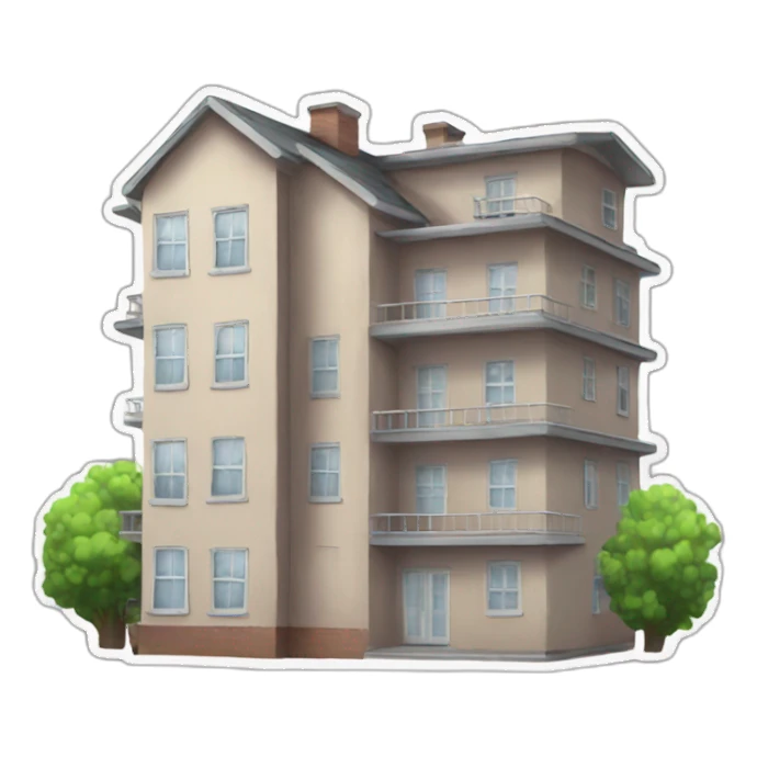 apartament sticker
