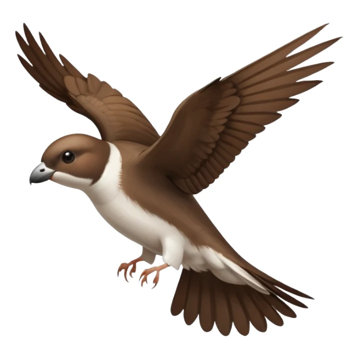 house martin flying sticker