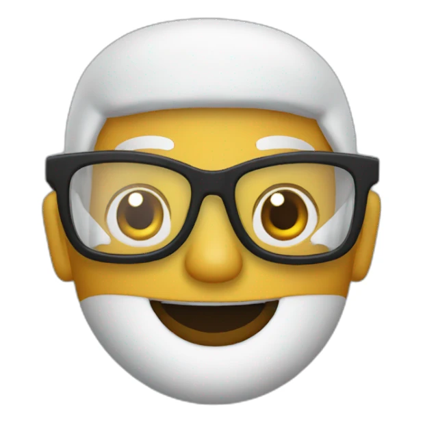 Caponata with glasses sticker