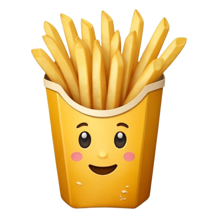 Fries sticker