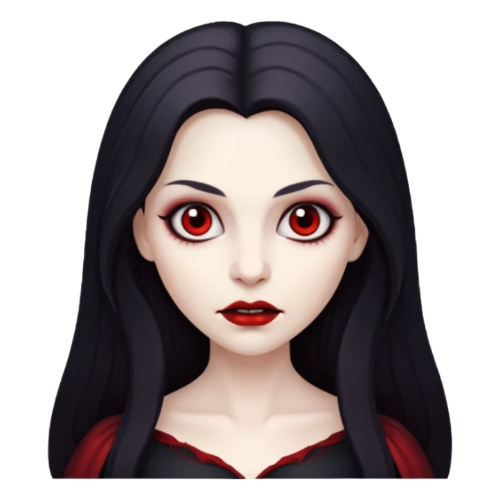 Vampire woman sticker