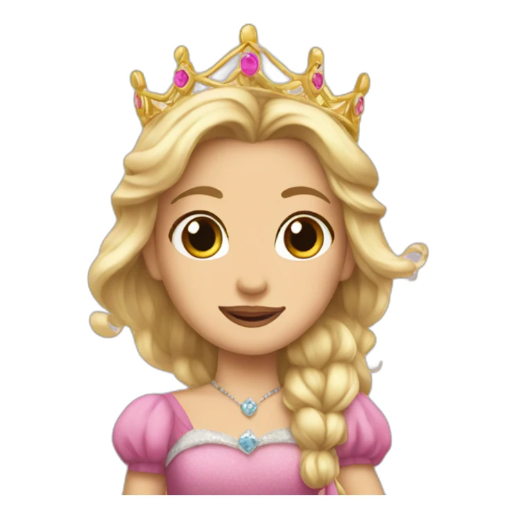 My photo as princess  sticker